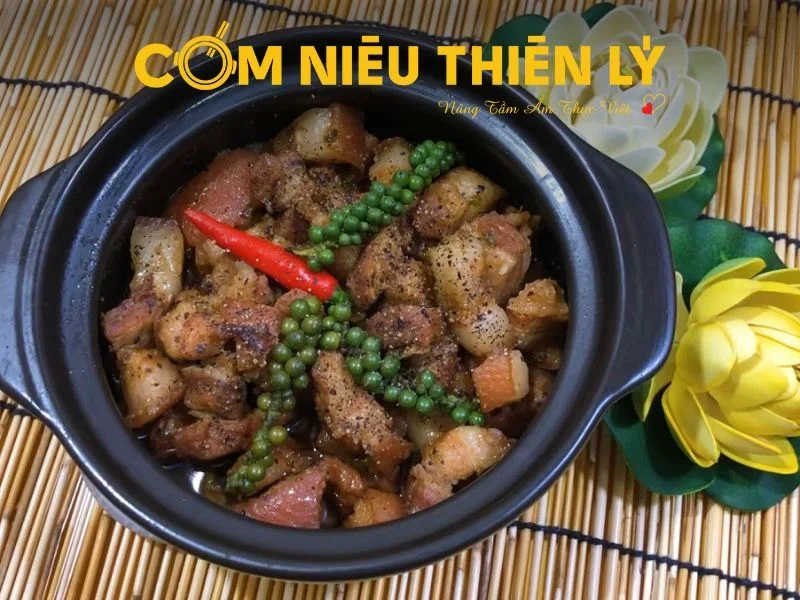 Thịt kho tiêu là món ăn kinh điển trong các bữa cơm gia đình Việt