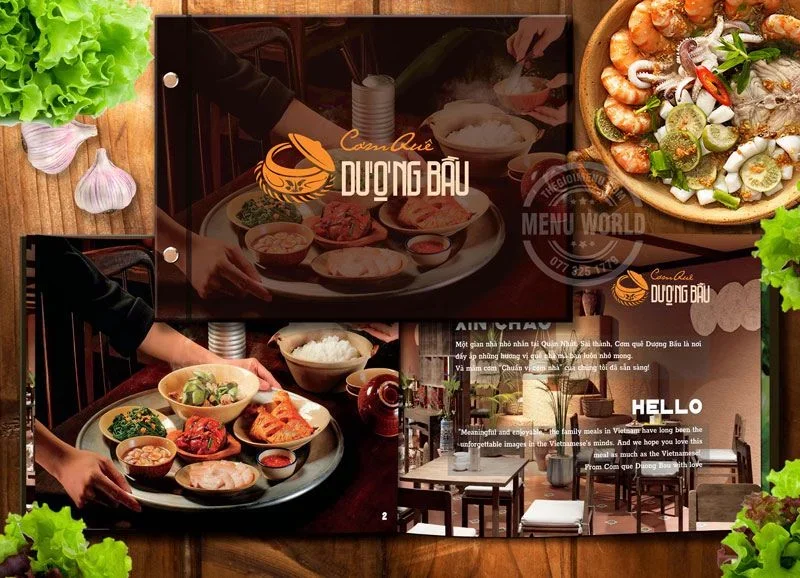 Menu đặc sắc đến từ cơm quê Dượng Bầu