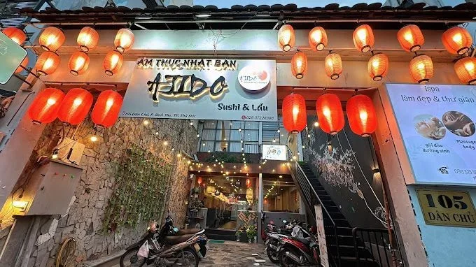 Đắm mình vào hương vị Nhật Bản với sushi, sashimi, ramen và nướng tại Ajido