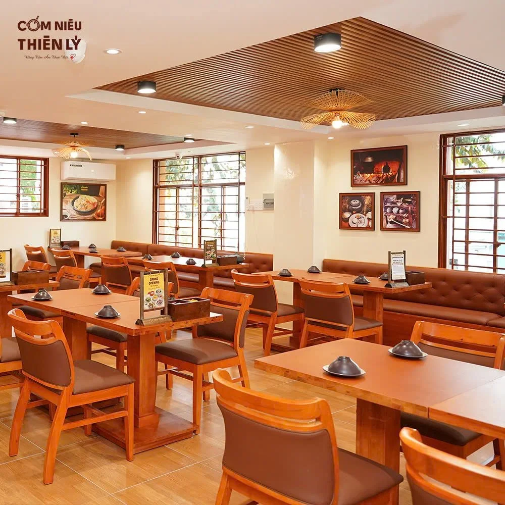 Thiết kế quán đậm chất truyền thống, mang lại cảm giác ấm cúng cho thực khách