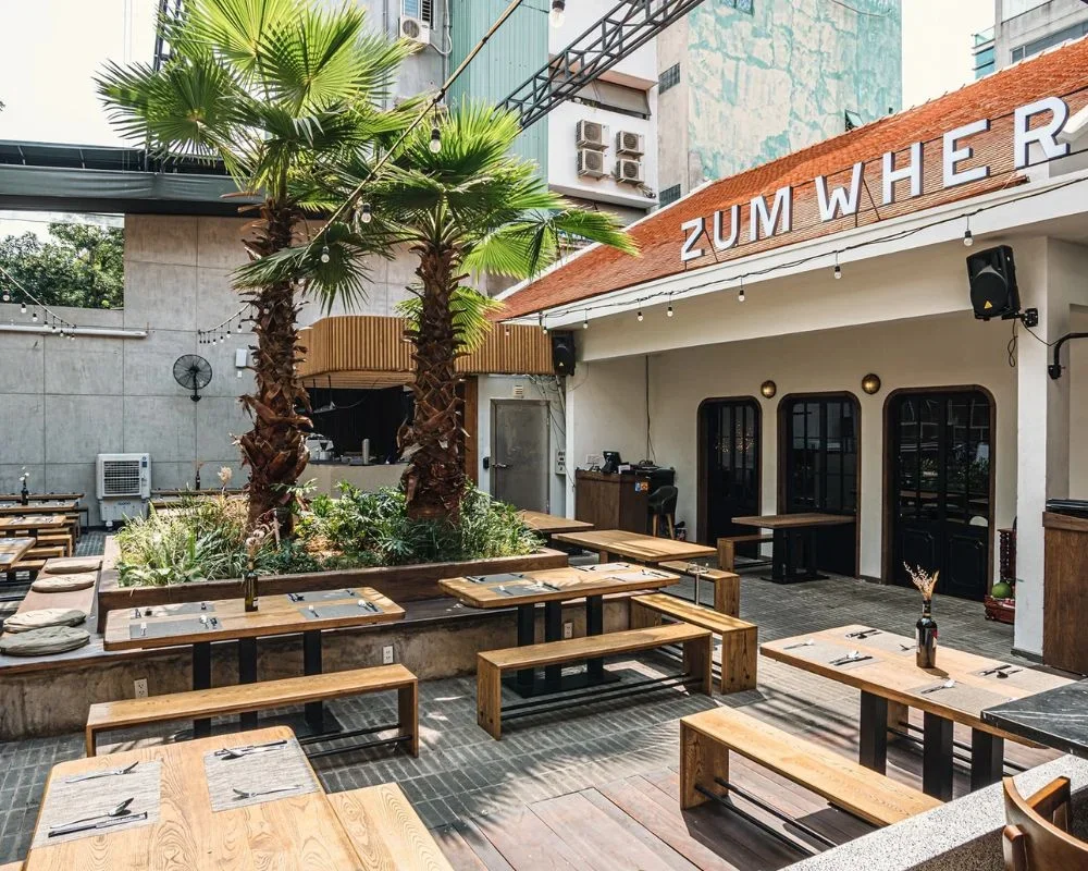 Zumwhere - A must-visit dining spot in District 1, Ho Chi Minh City.