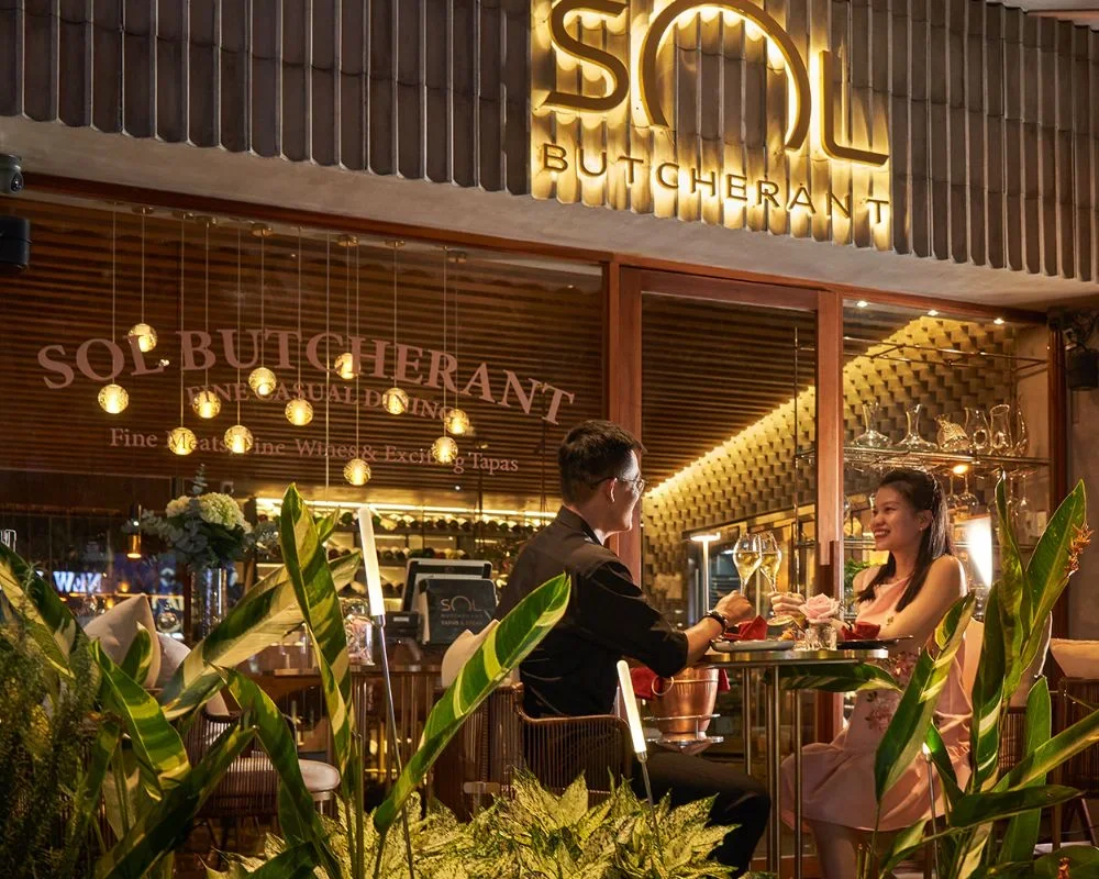 Sorae restaurant in District 1 offers a sky-high view of the entire city.