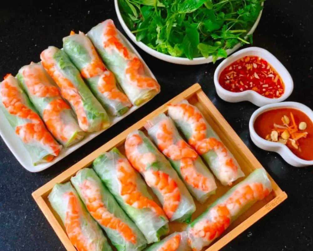 Goi cuon is perfect as an appetizer or in light meals.